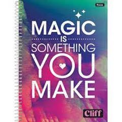 CADERNO CD CLIFF FEM 12X1 192F 6682