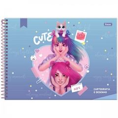 CADERNO CARTOG CD AMIGAS 80F 6725