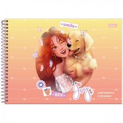 CADERNO CARTOG CD AMIGAS 80F 6725