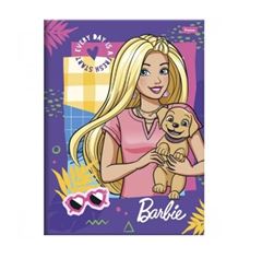 Caderno Brochura Barbie Capa Dura 80 Folhas
