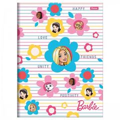 Caderno Brochura Barbie Capa Dura 80 Folhas