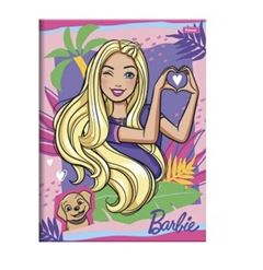 Caderno Brochura Barbie Capa Dura 80 Folhas
