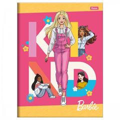 Caderno Brochura Barbie Capa Dura 80 Folhas