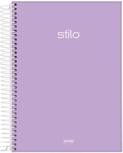 CADERNO PP STILO 10X1 160F LL PAST 68857