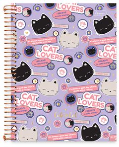 Caderno Cd Cut Cat 1x1 80f 0723002