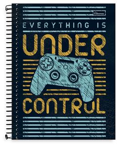 Caderno 1/4 Espiral Four Yng masculina 96 Folhas