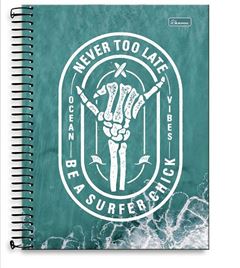Caderno 1/4 Espiral Four Yng masculina 96 Folhas