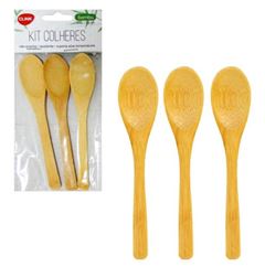 COLHER BAMBU 3P MINI CK4516
