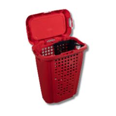 Bs Roupeiro Telado 25lts Vermelho Bordo
