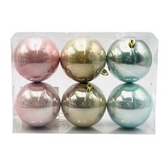 BOLA NAT CROM 8CM 6P CLR SORT 1205741