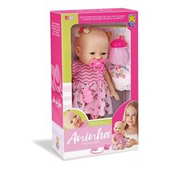 BONECA ANINHA DORME BEBE 8164