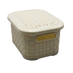 Cesto Rattan Plasbrink 2,5l Bco 1591