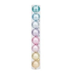 BOLA NAT CROM 8CM 8P RAINB MAT 1020208