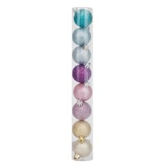 BOLA NAT CROM 10CM 8P RAINB 1020215