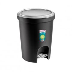 LIXEIRA REDONDA COM PEDAL 6,6 L
