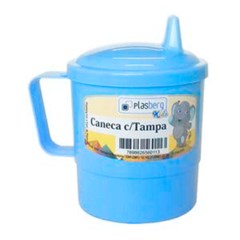 Caneca C/Tampa Plasberg Az 15340 (60)