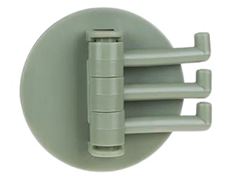 Kit 2 Ganchos Adesivo Triplo Articulável Multiuso até 2.0 Kg