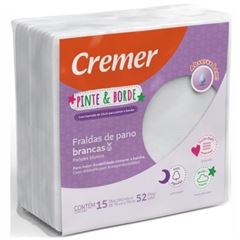 Fralda Pinte&Borde 70x70 15p Bca