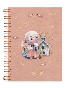 CADERNO CD WOODLAND 1X1 80F 0728002