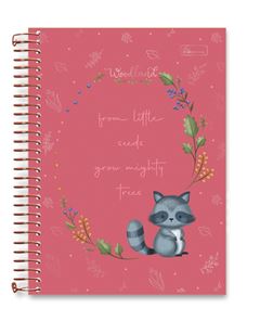 Caderno Woodland 10x1 Capa Dura 160 Folhas