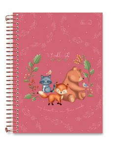 Caderno Woodland 10x1 Capa Dura 160 Folhas