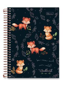 Caderno Woodland 10x1 Capa Dura 160 Folhas