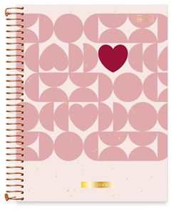 CADERNO CD ITS LOVE 15X1 240F 0533004