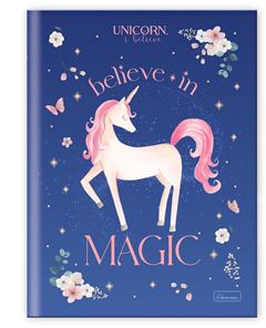 Caderno Brochura Unicórnio - I Believe 80 Folhas