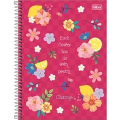 CADERNO CD CHARME 1X1 80F 302180