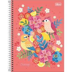 CADERNO CD CHARME 1X1 80F 302180