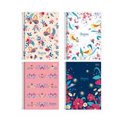 CADERNO CD CHARME 10X1 160F 302171