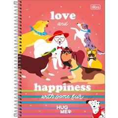 CADERNO CD HUG ME 10X1 160F 314137