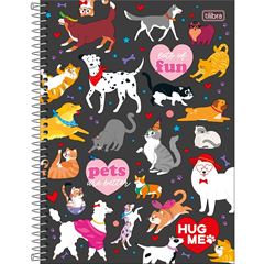CADERNO CD HUG ME 10X1 160F 314137