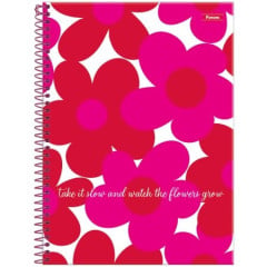 CADERNO CD PINK POWER 10X1 160F 6314