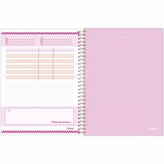CADERNO CD PINK POWER 20X1 320F 6318