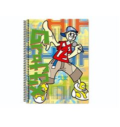 Caderno Capa Dura 10x1 Graffix 140 Folhas