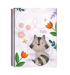 CADERNO CD CUT CATS 20X1 280F 5553