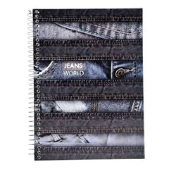 CADERNO CD JEANS WORLD 10X1 140F 884