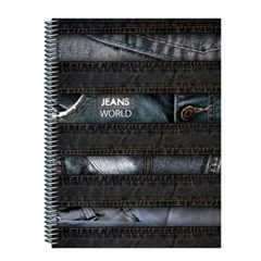 CADERNO CD JEANS WORLD 12X1 168F 885