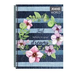 CADERNO CD JEANS WORLD 12X1 168F 885