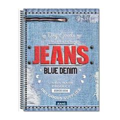 CADERNO CD JEANS WORLD 1X1 80F 5751