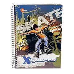 CADERNO CD X-SPORT 1X1 80F 5750