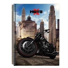 CADERNO CD X-MOTO 12X1 168F 367