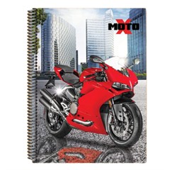 CADERNO CD X-MOTO 12X1 168F 367