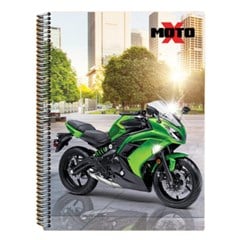 CADERNO CD X-MOTO 12X1 168F 367