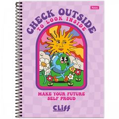 CADERNO CD CLIFF FEM 1X1 80F 6680