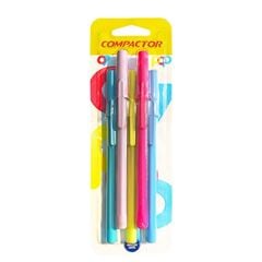 CANETA COMPACT 07 POP 5P AZ 638 (210)