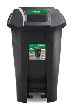 LIXEIRA C/RODA/PEDAL 120L 25749PI