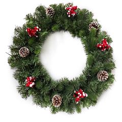 Guirlânda Azevinho Pinha Verde