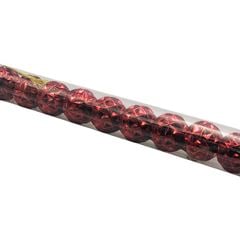BOLA NAT LISA 3CM C/15 VINHO KX9671